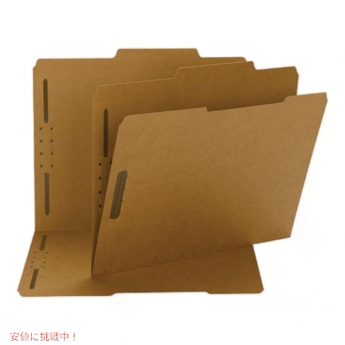 【最大2000円OFF 4/10金1:59まで】スミード Smead ファイル フォルダ 2つのファスナー 強化 センターポジション リーガルサイズ クラフト 50枚 1988 アメリカーナがお届け!