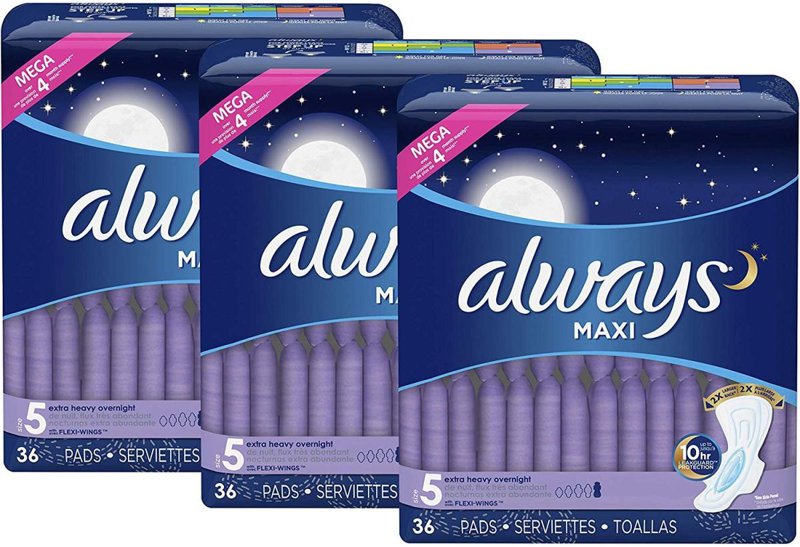 フー（おまとめ）　オールウェイズ　インフィニティ　32枚入り　4個セット Amazon | Always Infinity Super with Wings 32-Count (並行輸入