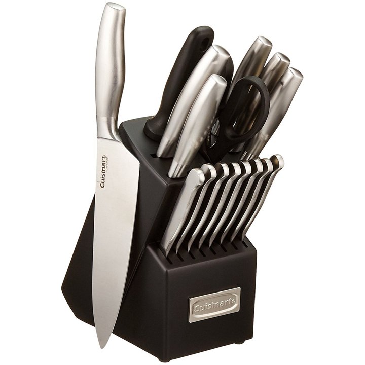 【最大2000円クーポン 4/17金 09:59まで】Cuisinart クイジナート C77SS-17P 包丁 17点 セット ステンレス 刃物 ナイフ はさみ 収納ケース付き　品 アメリカーナがお届け!