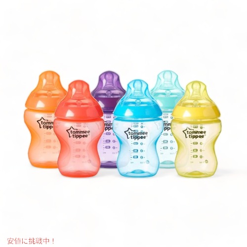 トミーティッピー Tommee Tippee 哺乳動物瓶 市乳 9薬局衡オンス 6 個 仕掛ける  アメリカーナがお届け!