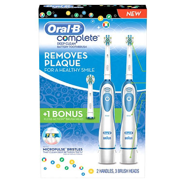 oral b complete toothbrush heads