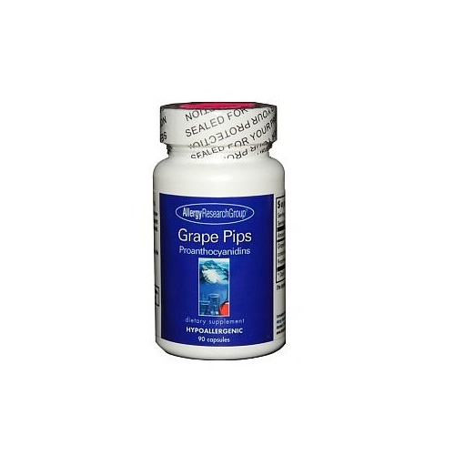 アレルギーリサーチグループ ブドウ種子エキス 90カプセル Allergy Research Group Grape Pips 90 Capsules