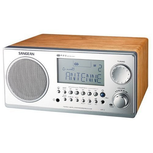【百貨店SALE 最大限度2000円OFF引き換え証 6/11 1:59まで】Sangean 山進 陰電子 WR-2 AM FM-RBDS木製 押し入れ デジタル チューニングラジオ 胡桃  アメリカーナがお届け!