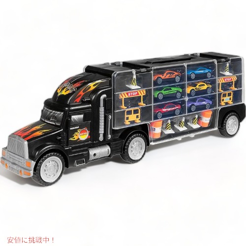 トイカー キャリアー ミニカー18個付き Best Choice Products 車両運搬車 Runawayapricot Com