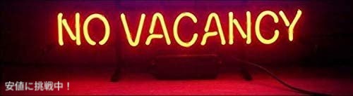 【最大2000円クーポン 4/17金 09:59まで】クイーンセンス ネオンサイン QUEEN SENSE NO VACANCY ガラス ライトアップ 壁 アメリカーナがお届け!