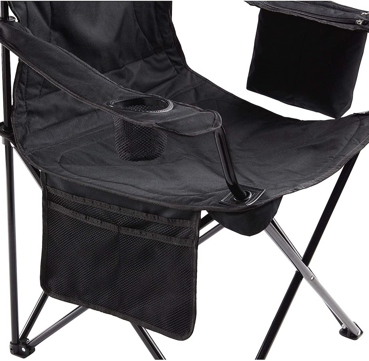 Coleman Camping Quad Chair With 4 Can Cooler Black コールマン サマーキャンプいす アウトドア チェア 涅色 Cannes Encheres Com