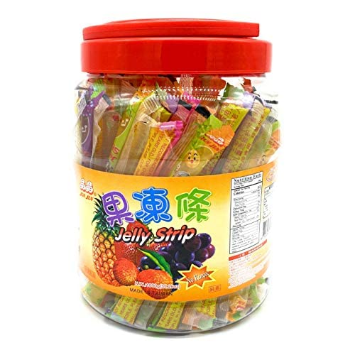Jin Jin Fruit Jelly Filled Strip Straws Candy - Many Fl …アメリカーナがお届け