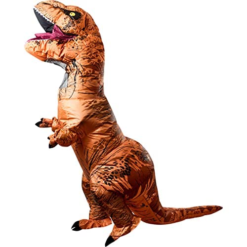 【最大2000円クーポン 4/17金 09:59まで】Rubies Adultオリジナルのインフレータブル恐竜コスチューム、T-Rex、Plus