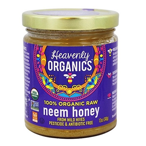【最大2,000円クーポン7月11日01:59まで】Heavenly Organics Organic Raw Neem Honey 12 oz ヘブンリ— オーガニクス オーガニック ワイルド ニーム ハニー画像