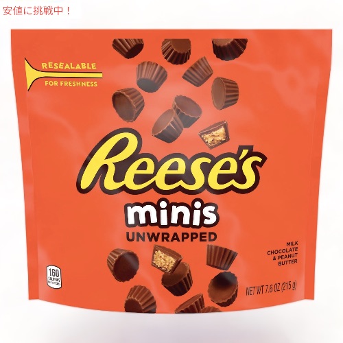 楽天市場】Reese's Peanut Butter Snack Size Cups / リーセス