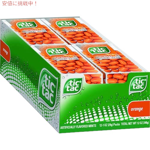 【最大2000円OFF 4/10金1:59まで】【12個セット】ティックタック　オレンジ Tic Tac Orange 12個セット