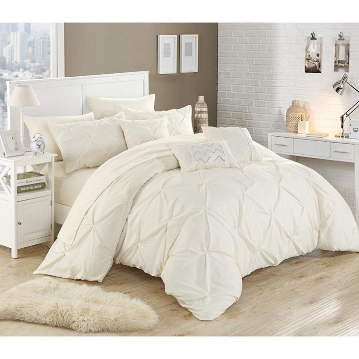 【最大限度2000円クーポン券 5/16(土)01:59 まで】Chic Home 掛け布団仕かける Hannah 8 Piece Comforter Set亜米利加インポート調度品 亜米利加インポート雑貨 アメリカーナがお届け! インテリア・寝具・収納-その他