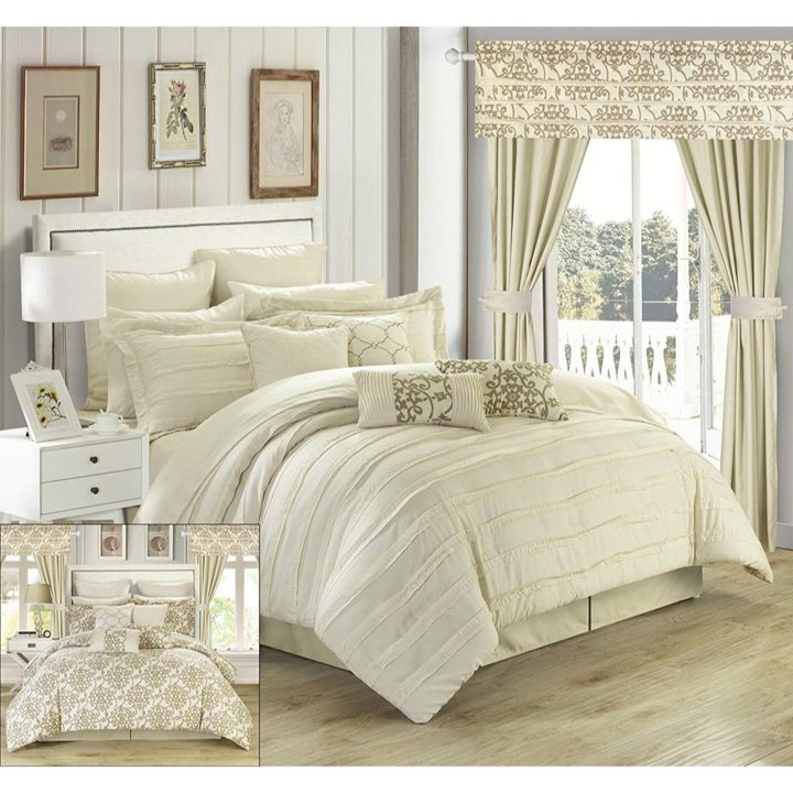 Chic Home 掛け布団24点セット Chic Home Hailee 24 Piece Comforter Setアメリカ アメリカーナがお届け! 25,731円