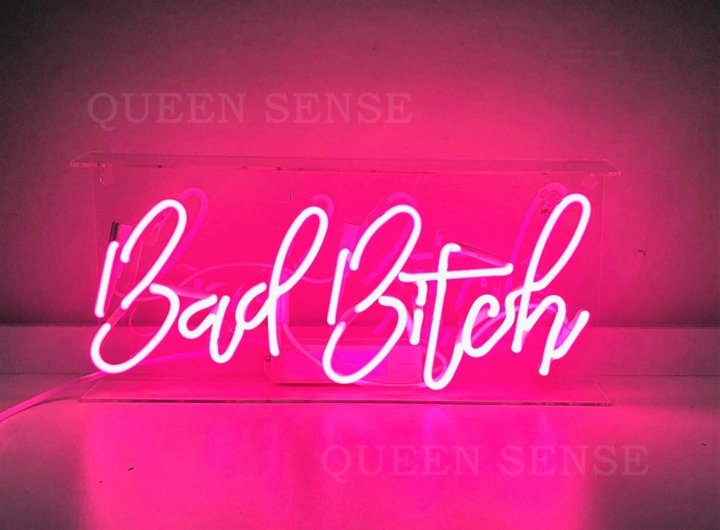 Queen Sense 電気サイン 英語 ピンク 装飾 壁 デコレーション おしゃれ レトロ アメリカーナがお届け Mysteelroof Com