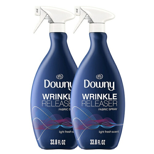 【百貨店SALE 最大限度2000円OFFクーポン券 6/11 1:59まで】ダウニー Downy リンクル リリーサー 足し加える 布切れ 吹きつける 御召しもの用しわ取り吹きつける ともし火生新しいの芳ばしさ(2本容器に並べる) 1リッター（33.8 Fl Oz）