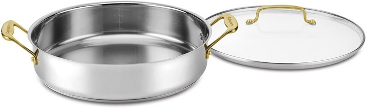 【百貨店SALE 最大限度2000円OFFクーポン券 6/11 1:59まで】クイジナート 両手なべ Cuisinart C7M55-30GD 鉱物寄せ合わせ