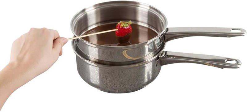 Classic Cuisine 鍋 ダブルボイラー ステンレスガラス蓋付き 調理器具 フォンデュ アメリカーナがお届け!