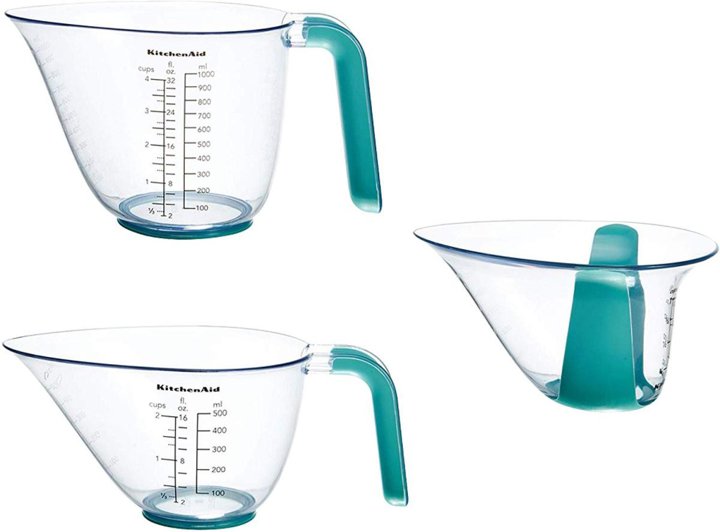 キッチンエイド 計量カップセット KitchenAid KO298OSAQA 3個入 アクアスカイ アメリカーナがお届け!