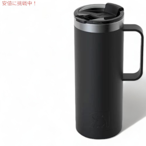 【最大2000円OFF 4/10金1:59まで】RTIC 20oz / 591ml Travel Mug トラベルマグ Charcoal チャコール 保冷 保温 水筒