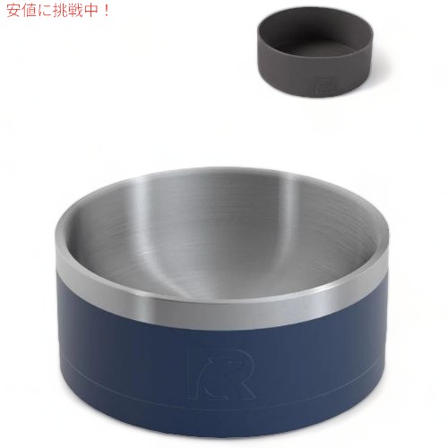 RTIC 3-In-1 Dog Bowl 犬用どんぶり鉢 Navy \u0026 Graphite 米国海軍 \u0026 黒鉛 Large ラージ