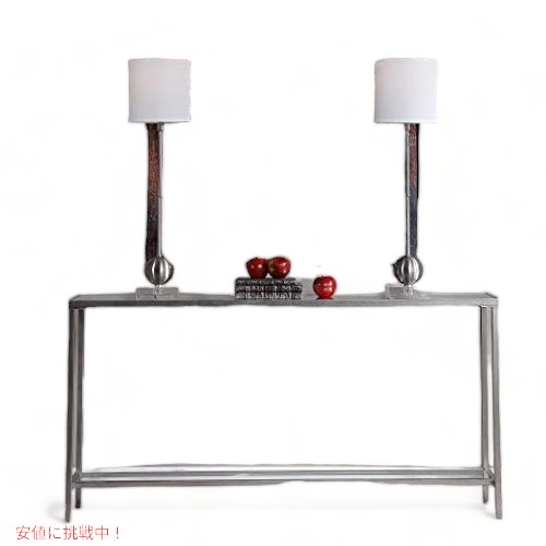 【最大2000円クーポン 4/17金 09:59まで】Uttermost 24913 Hayleyコンソールテーブル　アンティークシルバーリーフ