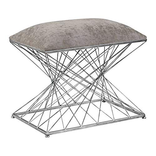 Uttermostゼリアストーニーグレーシェニール生地アクセントスツール 55,309円
