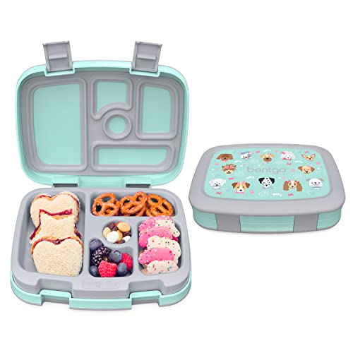 【百貨店SALE 最大限度2000円OFFクーポン券 6/11 1:59まで】Bentgo ベントゴー Kids Prints 目こぼし押しとどめる 5区画  (犬ころの愛)