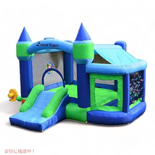 【最大2000円OFF 4/10金1:59まで】アイランドホッパー シェードキャノピー付きシェイディプレイゲームルーム キッズバウンスハウス