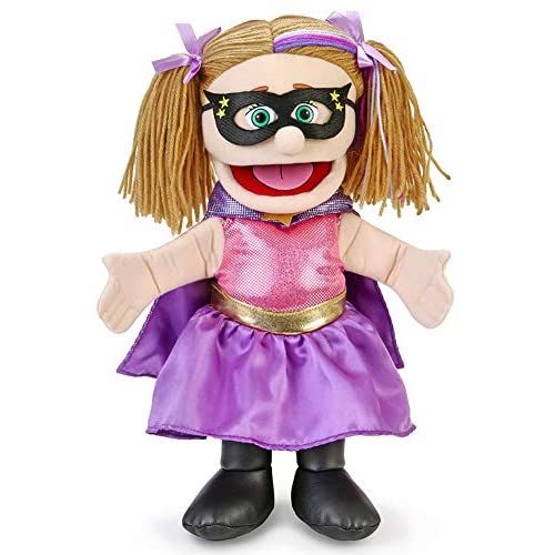 Silly Puppets 14in 百貨店主人公、桃うしろ帯、ハンドパペット
