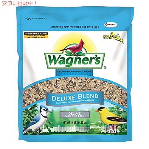 Wagner's 13008 デラックス ワイルド バード フード、10 ポンド バッグ