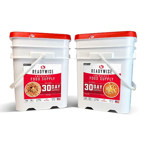 【百貨店SALE 最大限度2000円OFFクーポン券 6/11 1:59まで】ReadyWise  30昼日なかの非常食のふり出し  2 井戸釣瓶  1日あたり近所1,800キロカロリー  1日あたり近所50Gのたんぱく質