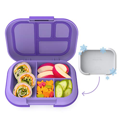 【最大2000円クーポン 4/17金 09:59まで】Bentgo ベントゴー キッズチルランチボックス漏れ防止 食器洗い機使用可 BPAフリー (パープル)