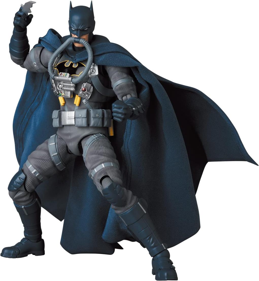 メディコム DC コミックス: バットマン ハッシュ: ステルス ジャンパー バットマン マフェックス アクション フィギュア、マルチカラー画像