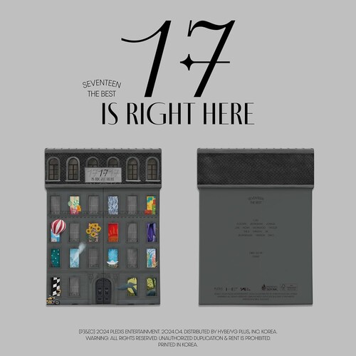 【輸入盤CD】【新品】Seventeen / Seventeen Best Album '17 Is Right Here' (Hear Ver)【K2024/5/3発売】(セヴンティーン)