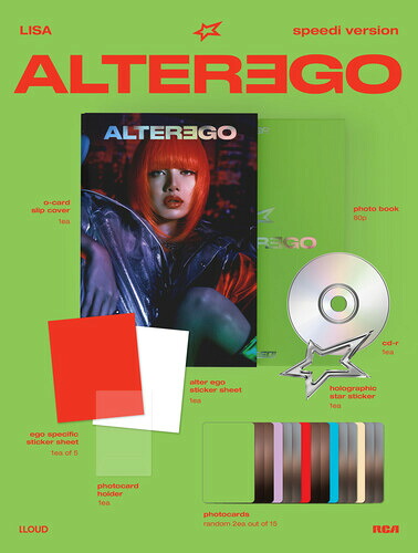 【輸入盤CD】【新品】LISA / ALTER EGO PHOTOBOOK - SPEEDI VERSION【K2025/2/28発売】