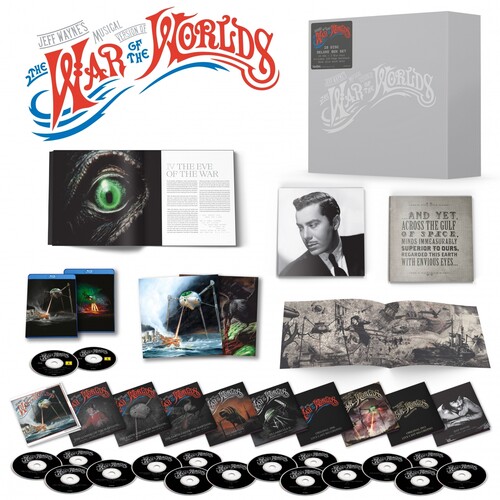 【輸入盤CD】【新品】JEFF WAYNE / MUSICAL VERSION OF THE WAR OF THE WORLDS - Deluxe Collectors Edition 16CD Incl. 2 Blu-Ray, 156pg Hardback Book 【K2025/8/8発売】(ジェフ・ウェイン)|あめりかん・ぱい