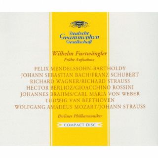 【国内盤CD】【新品】初期録音集 1929～1937 ヴィルヘルム・フルトヴェングラー ／ ベルリン・フィルハーモニー管弦楽団[3枚組][初回出荷限定盤(初回生産限定盤 ／ フルトヴェングラー没後70周年記念)]【K2024/10/02発売】