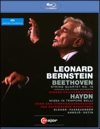 【輸入盤ブルーレイ】【新品】Beethoven/Haydn/Bernstein/Blegen/Sotin / Beethoven String Quartet No. 16/Missa In Tempore【2012/8/28】(ベートーヴェン「弦楽四重奏16番」/ハイドン「戦時中のミサ」)|あめりかん・ぱい
