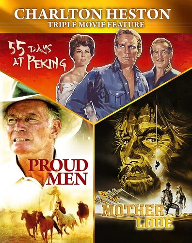 【輸入盤ブルーレイ】【新品】Charlton Heston Triple Movie Feature: 55 Days at Peking/Mother Lode/Proud Men