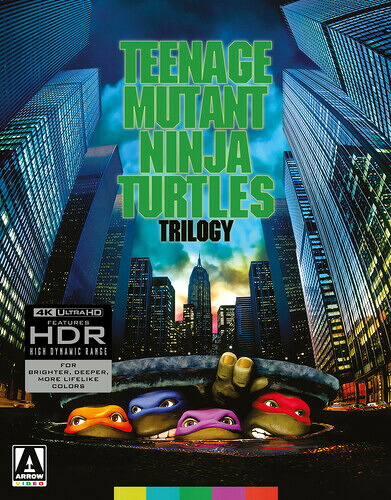 【輸入盤UHD】【新品】TEENAGE MUTANT NINJA TURTLES TRILOGY (ミュータント・タートルズ / ミュータント・ニンジャ・タートルズ2 / ミュータント・ニンジャ・タートルズ3)(4K) (Limited Edition)【UHD2025/12/16発売】｜あめりかん・ぱい