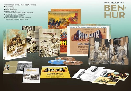 【輸入盤UHD】【新品】BEN HUR - Collector's Edition All-Region UHD (Steelbook)(ベン・ハー)【UHD2026/2/27発売】｜あめりかん・ぱい
