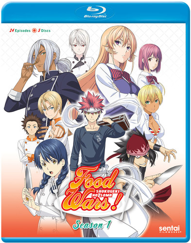 【輸入盤ブルーレイ】【新品】FOOD WARS (食戟のソーマ)(3PC) (アニメ)【B2017/8/15発売】|あめりかん・ぱい