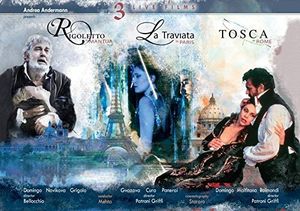 【輸入盤ブルーレイ】【新品】PUCCINI/VERDI/DOMINGO/MEHTA / VERDI: LA TRAVIATA/RIGOLETTO/TOSCA (3PC)【BM2016/11/11発売】