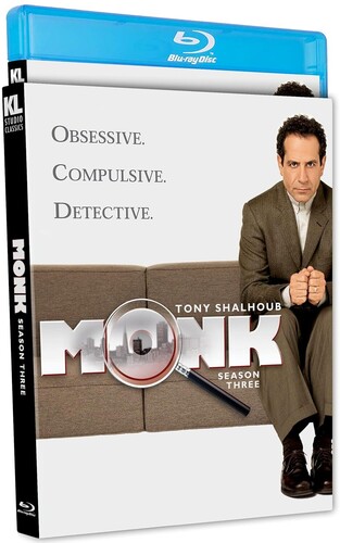 【輸入盤ブルーレイ】【新品】MONK: THE COMPLETE THIRD SEASON (4PC)【B2024/1/30発売】