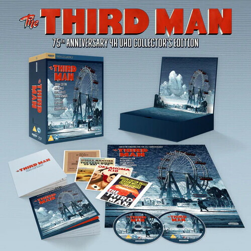 【輸入盤ブルーレイ】【新品】THIRD MAN: 75th Anniversary Collector's Edition - Limited All-Region UHD Boxset with Book, Art Cards & Poster【B2024/11/01発売】(第三の男)
