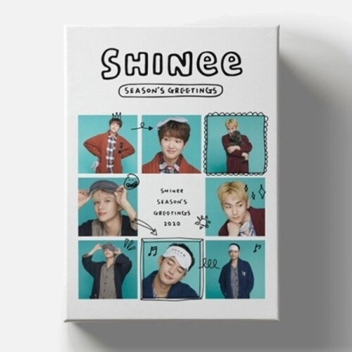 【輸入盤DVD】【新品】Shinee / Season's Greetings 2020 (Incl. 2020 Postcard Calendar+Stand, DVD w/Paper Bag, Desk Calendar, Sticker Set, Poster Set, Hard Cover Diary + Mini Brochure)