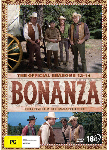 【輸入盤DVD】【新品】BONANZA: THE OFFICIAL SEASONS 12-14 (18PC)【D2023/11/17発売】｜あめりかん・ぱい