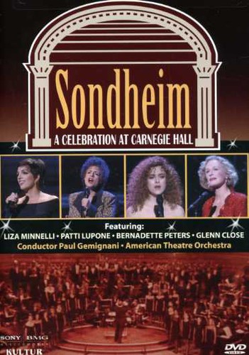 インポート円盤dvd 1 Va Sondheim A Celebration At Carnegie Hall Foxunivers Com