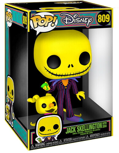 【新品】【ファンコ】FUNKO POP! JUMBO: / THE NIGHTMARE BEFORE CHRISTMAS BLKLT- JACK&ZERO【F2022/5/15発売】｜あめりかん・ぱい