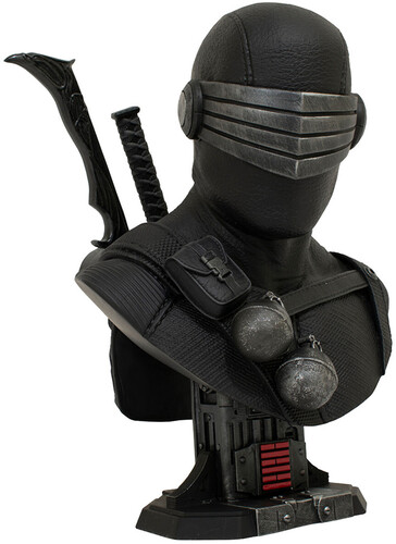 【新品】DIAMOND SELECT / GI JOE LEGENDS IN 3D SNAKE EYES 1/2 SCALE BUST【F2023/5/31発売】